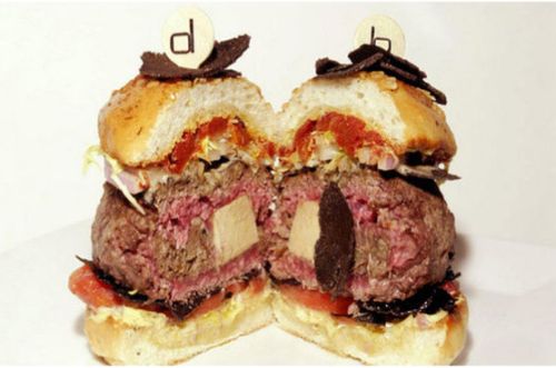 The DB Royale Double Truffle Burger The DB Royale Double Truffle Burger