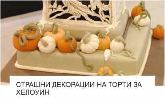 Страшни Декорации На Торти За Хелоуин title=