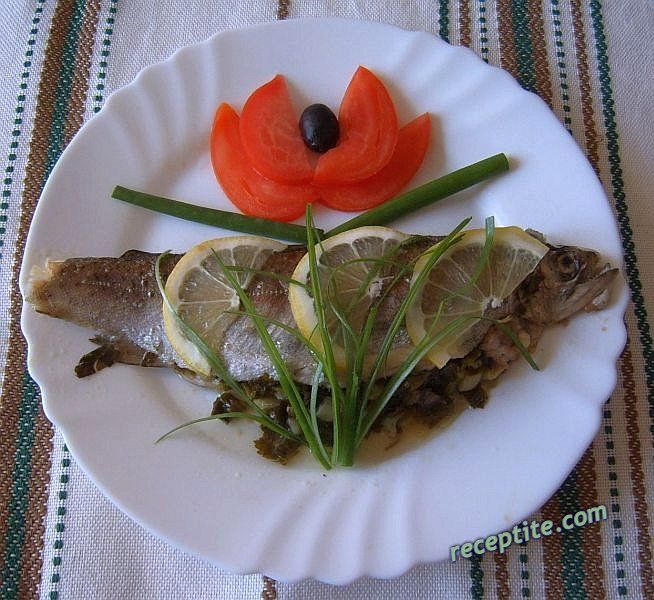 Снимки към Задушена пъстърва във фолио