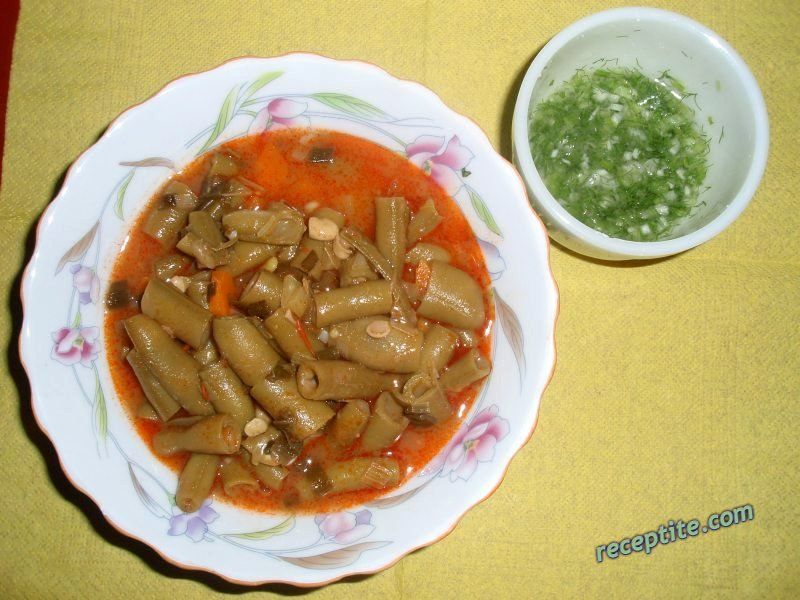 Снимки към Селска чорба с прясна бакла