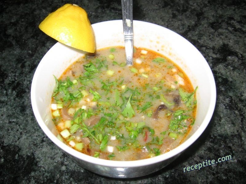 Снимки към Супа със сушени гъби