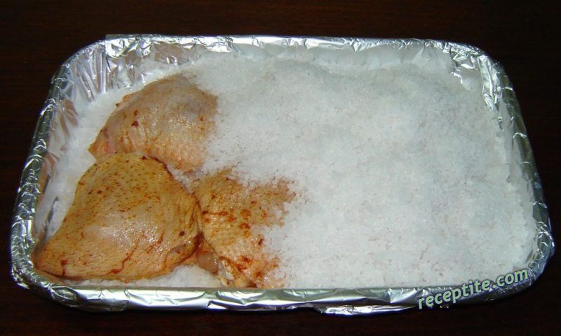 Снимки към Печено пиле в саркофаг