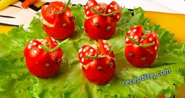 Снимки към Калинки от чери доматчета