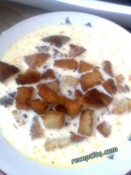 Снимки към Картофена крем-супа с прясно мляко