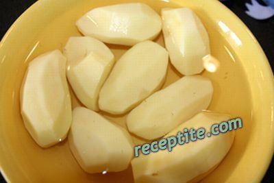 Снимки към Ястие с тиквички, картофи и гъби на фурна