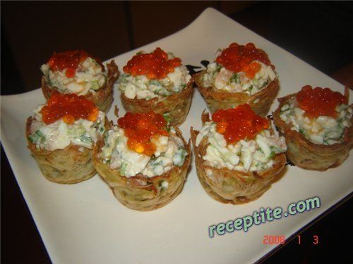 Снимки към Картофени гнезда с плънка