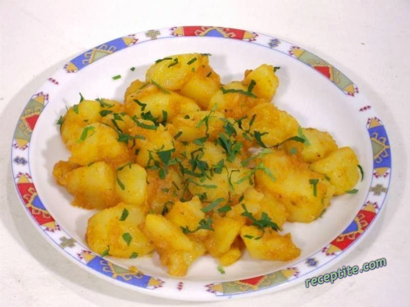 Снимки към Варено-пържени картофки