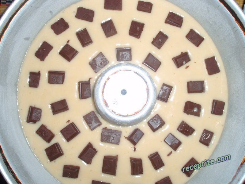 Снимки към Цитрусов кейк с шоколад