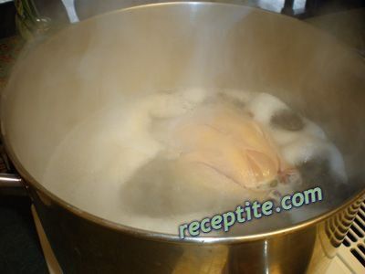 Снимки към Домашна пилешка супа с макарони