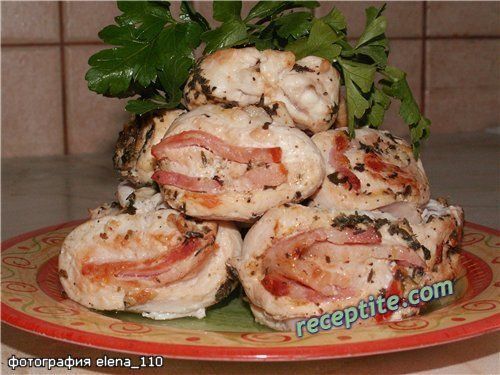 Снимки към Мариновани пилешки шишчета с бекон