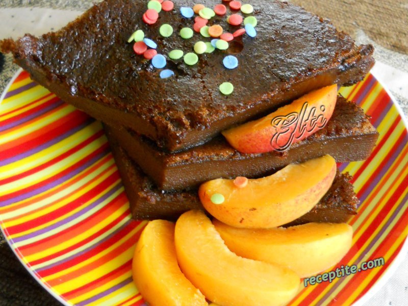 Снимки към Шоколадова торта без брашно