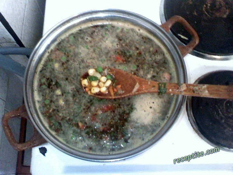 Снимки към Зеленчукова супа с ароматни подправки