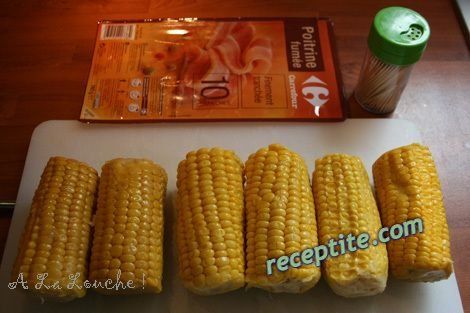 Снимки към Варени царевици с бекон на барбекю
