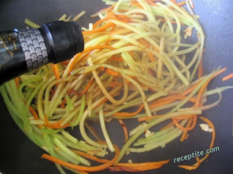 Снимки към Зеленчукови спагети