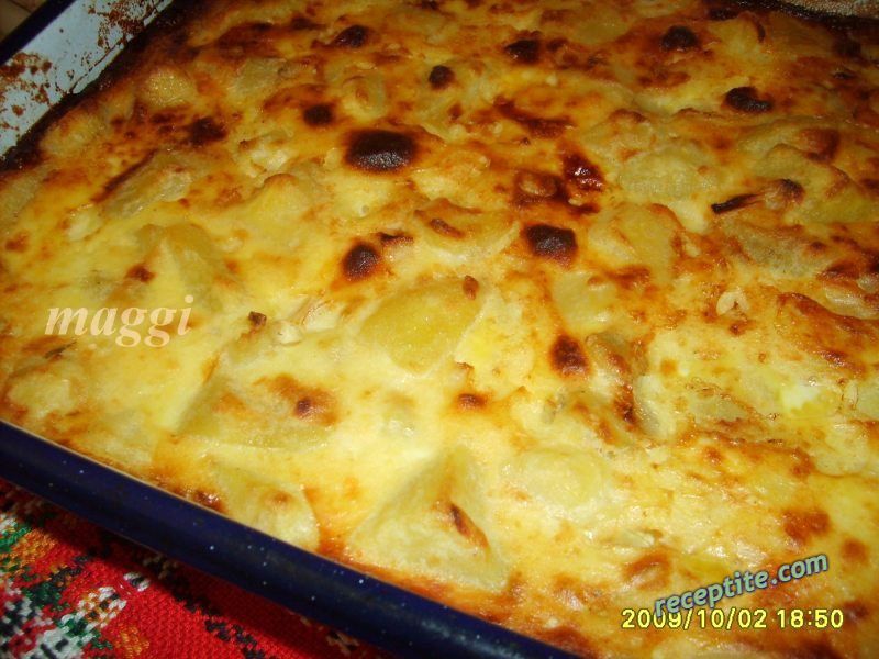 Снимки към Огретен от картофи и топено сирене