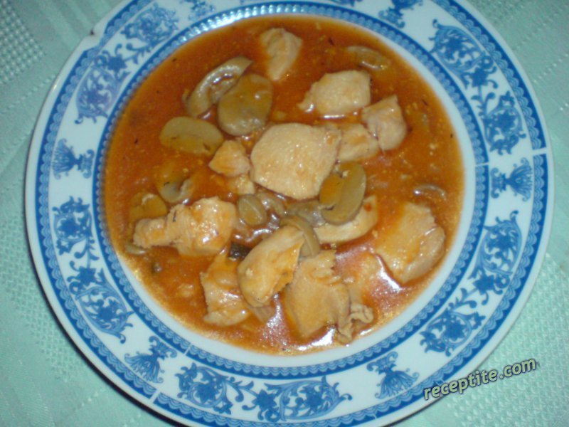 Снимки към Пилешка кавърма