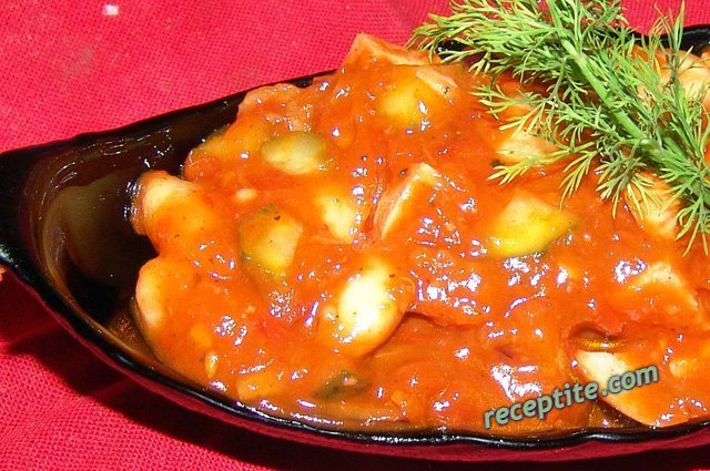 Снимки към Бобена салата