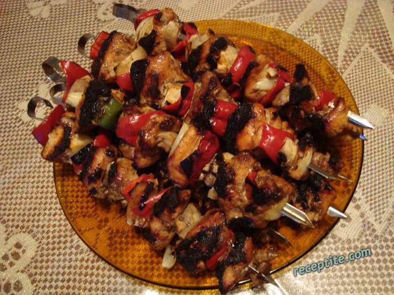 Снимки към Ароматни редени мариновани шишчета