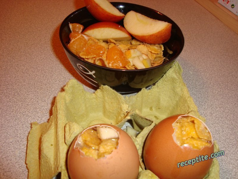 Снимки към Сладки желирани яйца