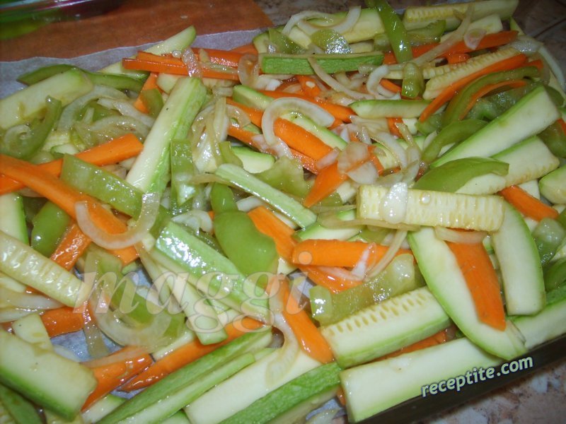 Снимки към Печени зеленчуци с китайски вкус