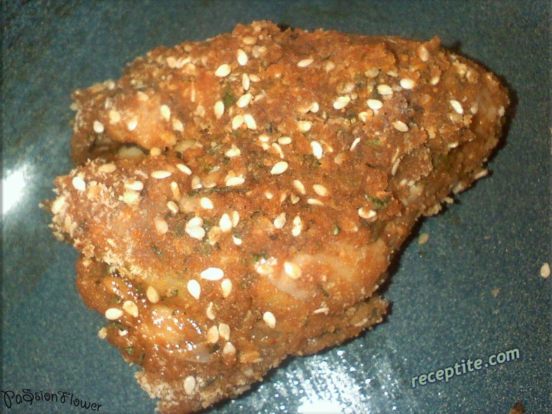 Снимки към Мариновани пилешки крилца с хрупкава коричка