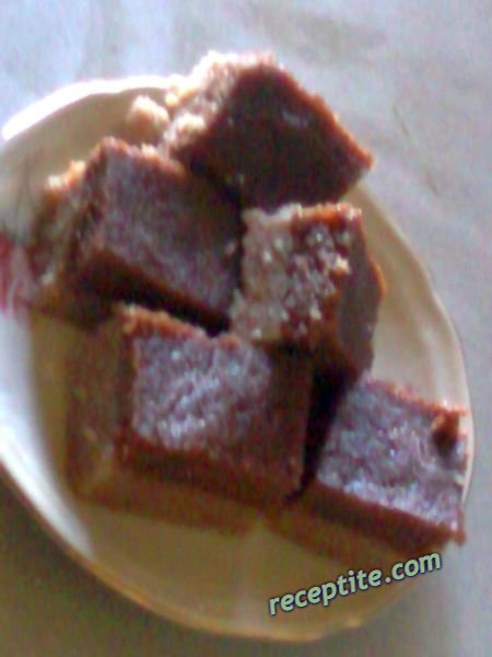 Снимки към Грис-халва с какао