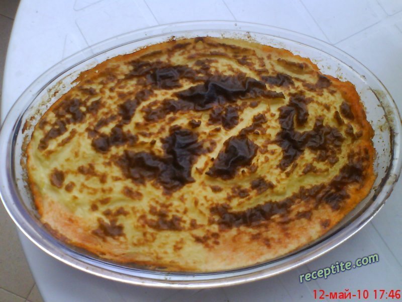 Снимки към Запеканка с картофено пюре