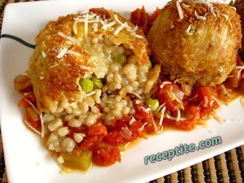 Снимки към Портокали от ориз (Arancini, Сицилия)
