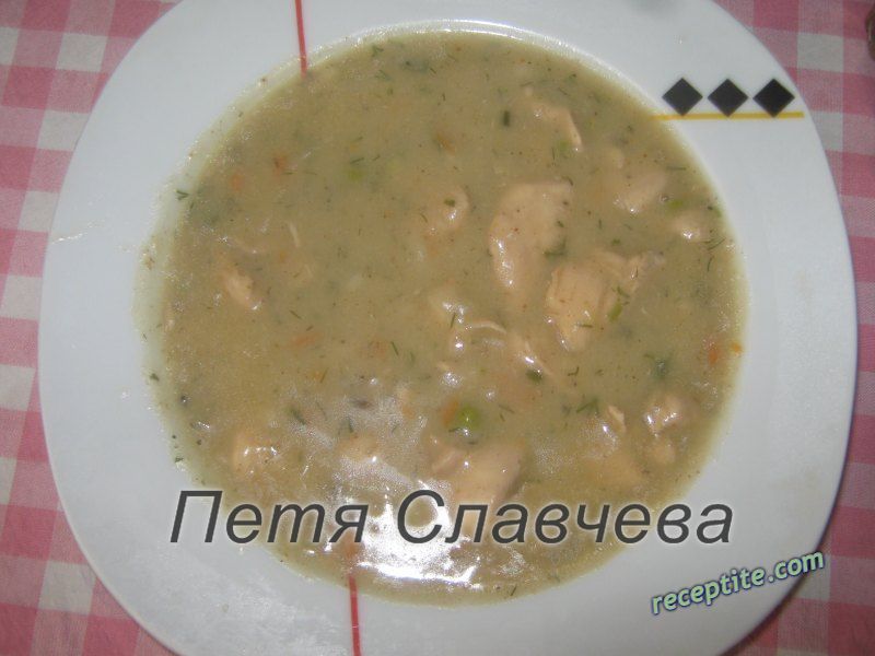 Снимки към Пикантна пилешка каша