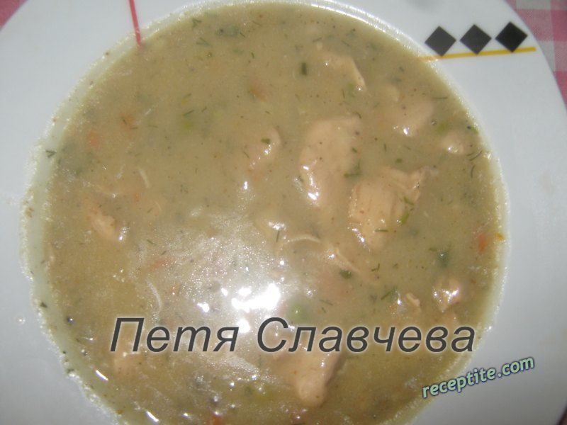 Снимки към Пикантна пилешка каша