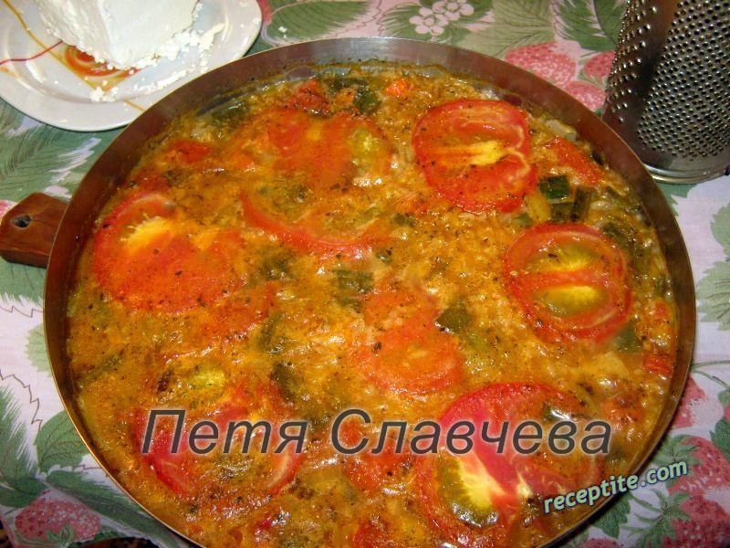 Снимки към Запечен ориз с домати