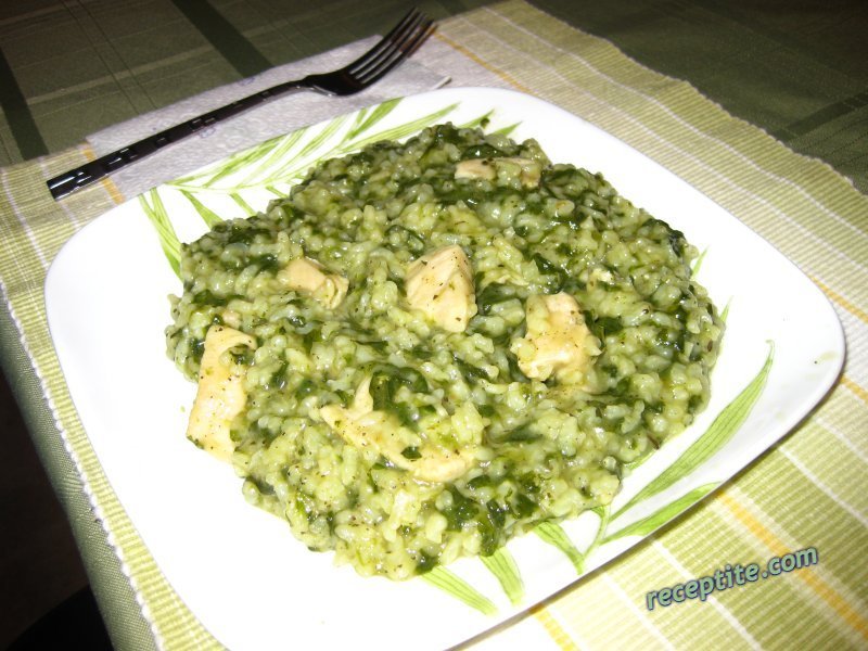 Снимки към Пиле с ориз и спанак