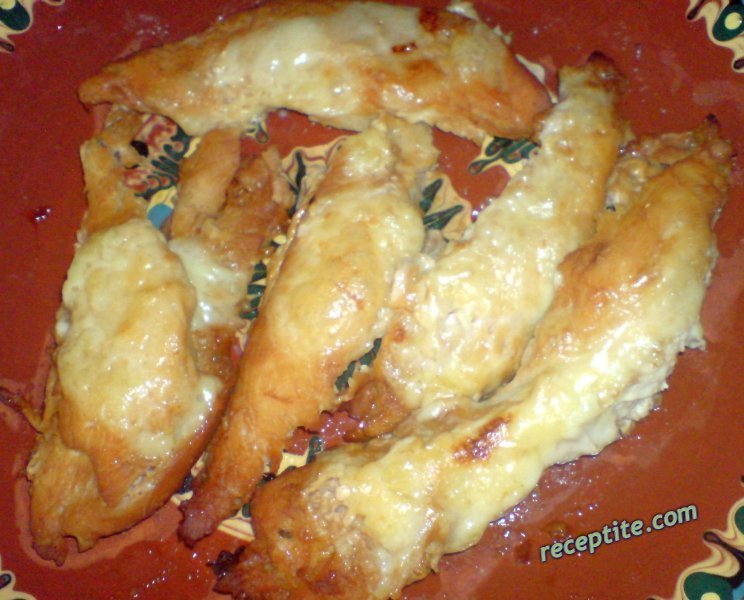Снимки към Сладко-кисели пилешки филенца