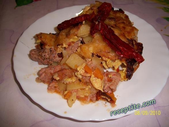 Снимки към Мусака, но не с кайма и с хрупкава кора