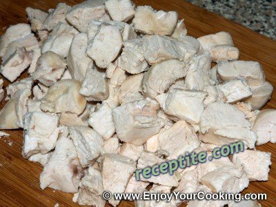 Снимки към Пилешка салата с ананас