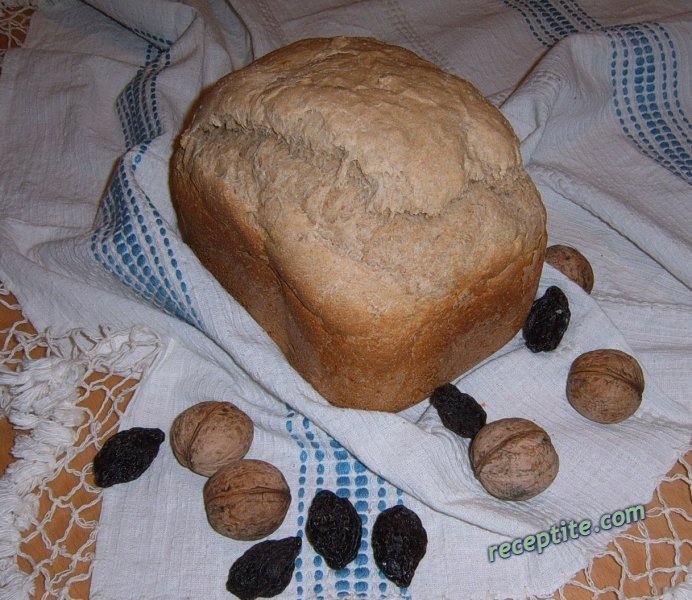 Снимки към Пълнозърнест хляб в машина за хляб