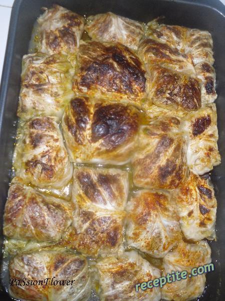Снимки към Печени сарми със заливка