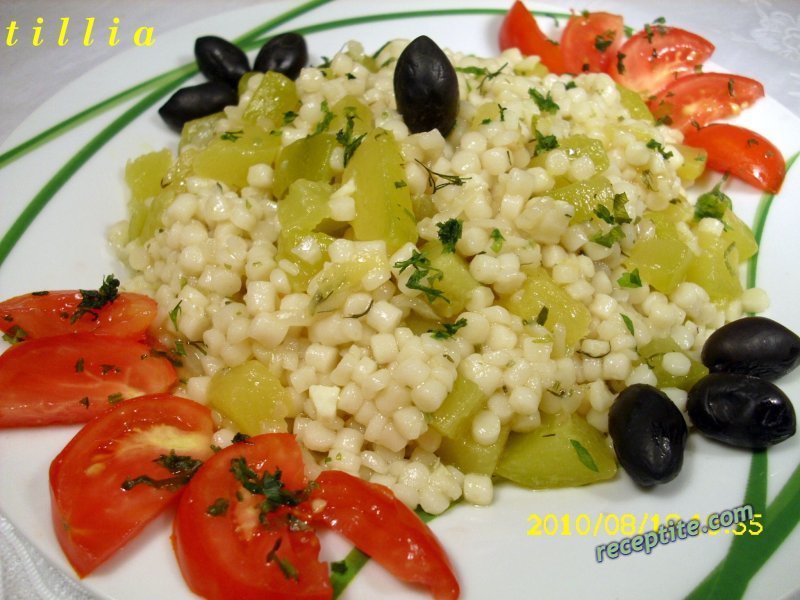 Снимки към Тиквички с кус-кус
