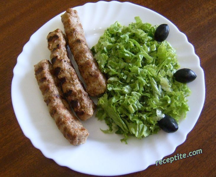 Снимки към Кебапчета с лук на скара
