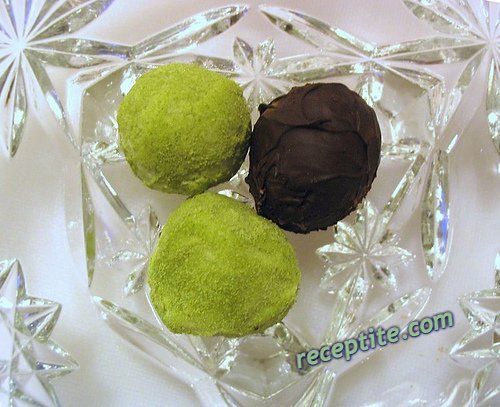 Снимки към Шоколадови трюфели със зелен чай