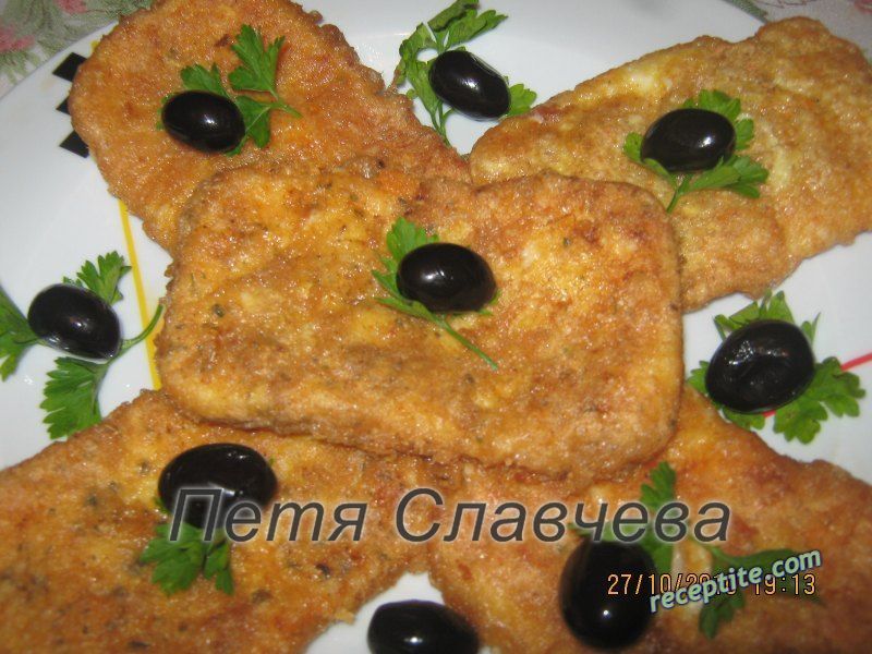 Снимки към Кашкавал пане
