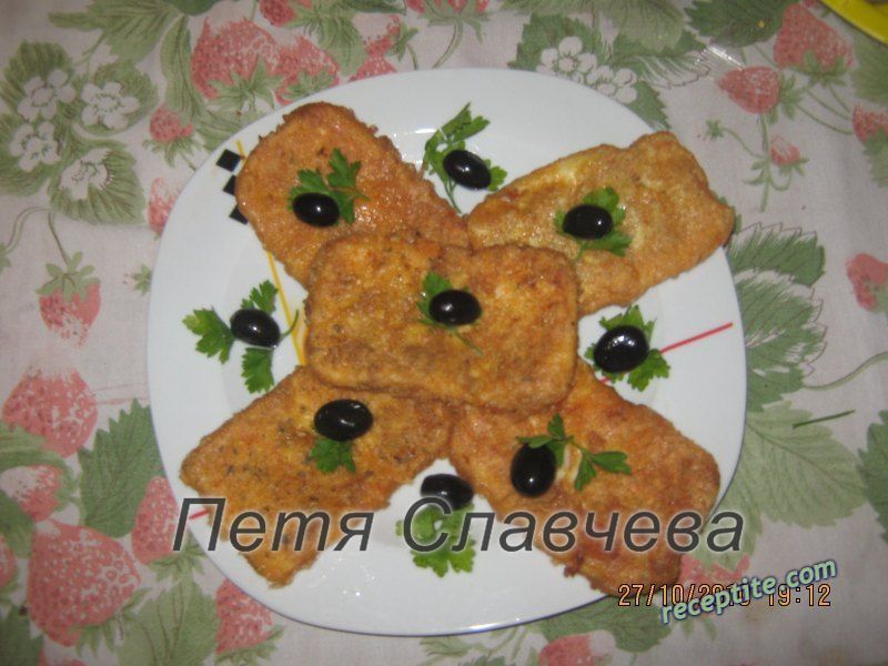 Снимки към Кашкавал пане
