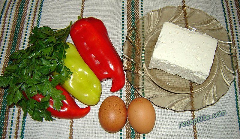 Снимки към Пълнени чушки с извара на фурна