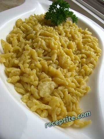 Снимки към Шпецли (Spaetzle)