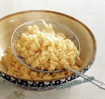Снимки към Шпецли (Spaetzle)