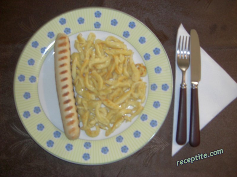 Снимки към Шпецли (Spaetzle)
