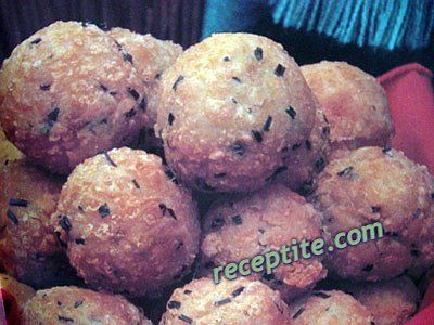 Снимки към Крокети с кашкавал и лукчета
