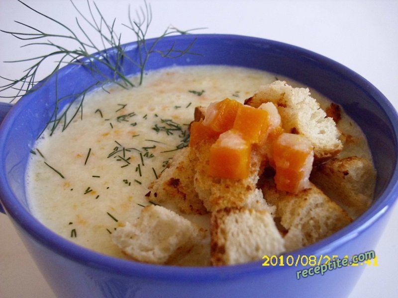 Снимки към Бяла супа от тиквички