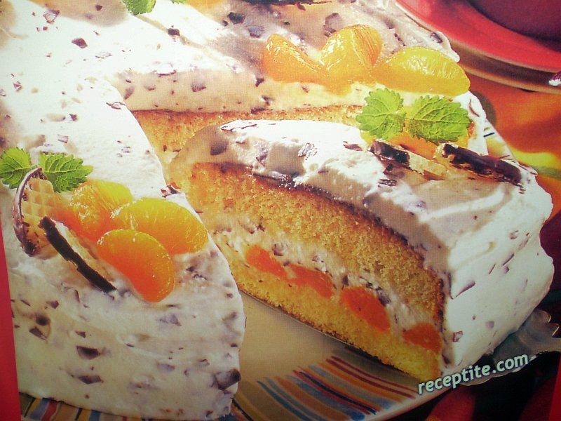 Снимки към Торта с мандарини - II вид