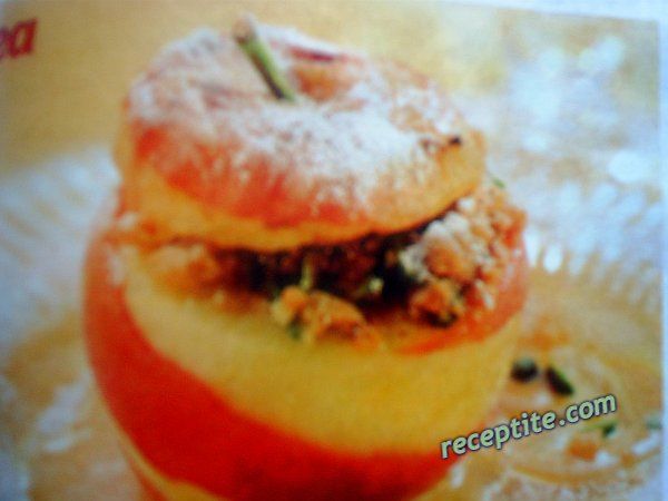 Снимки към Печена ябълка с италиански пълнеж